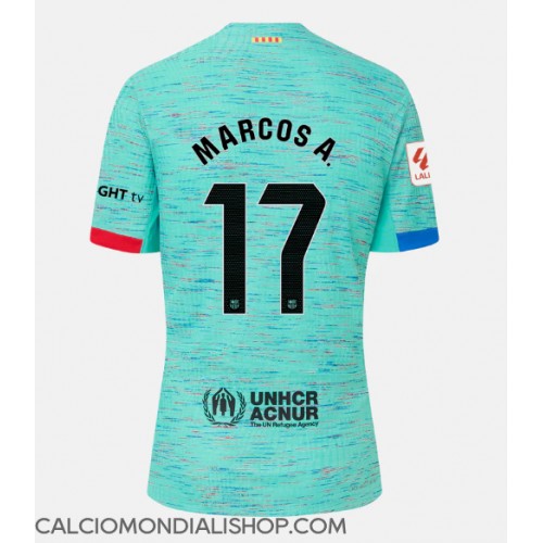 Maglie da calcio Barcelona Marcos Alonso #17 Terza Maglia 2023-24 Manica Corta
